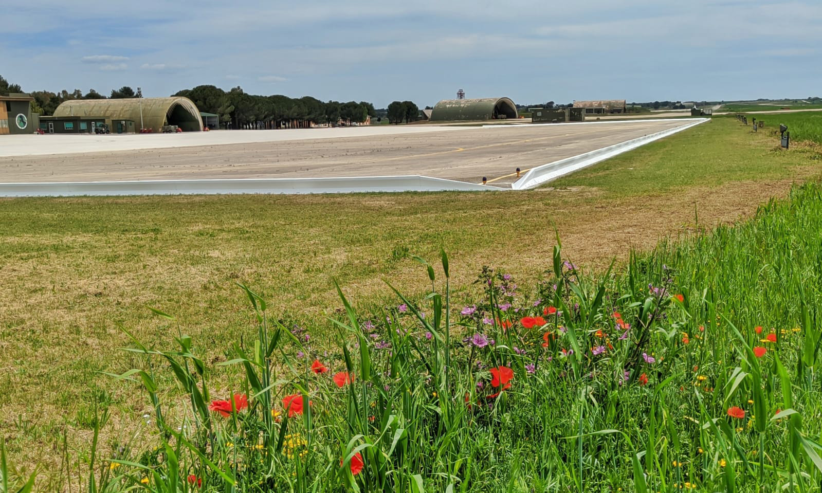 Italian Air Force FOD barrier installation