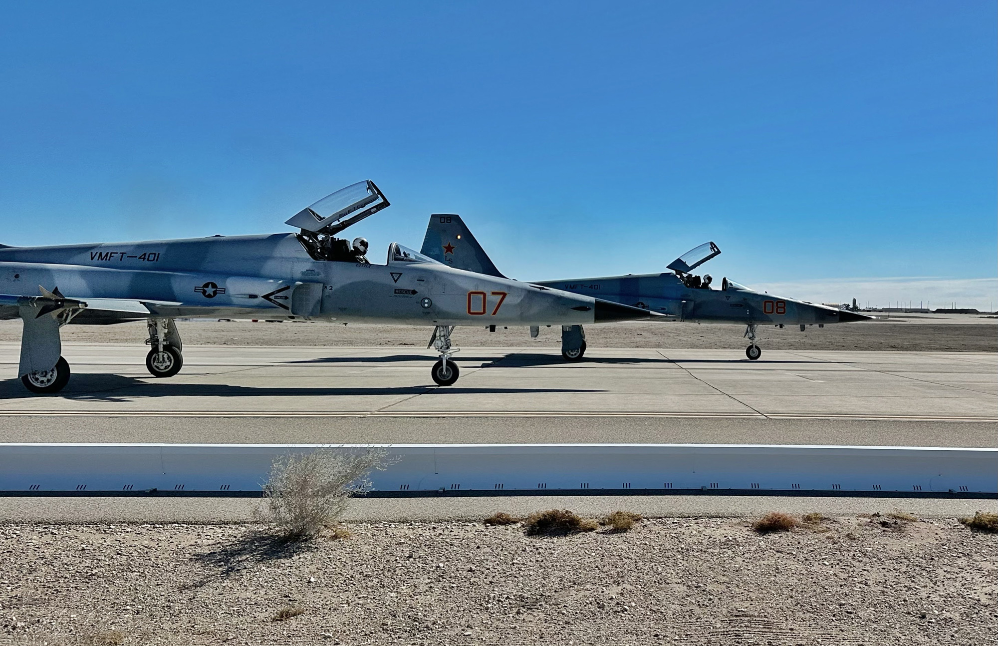 Yuma military installation FOD barrier