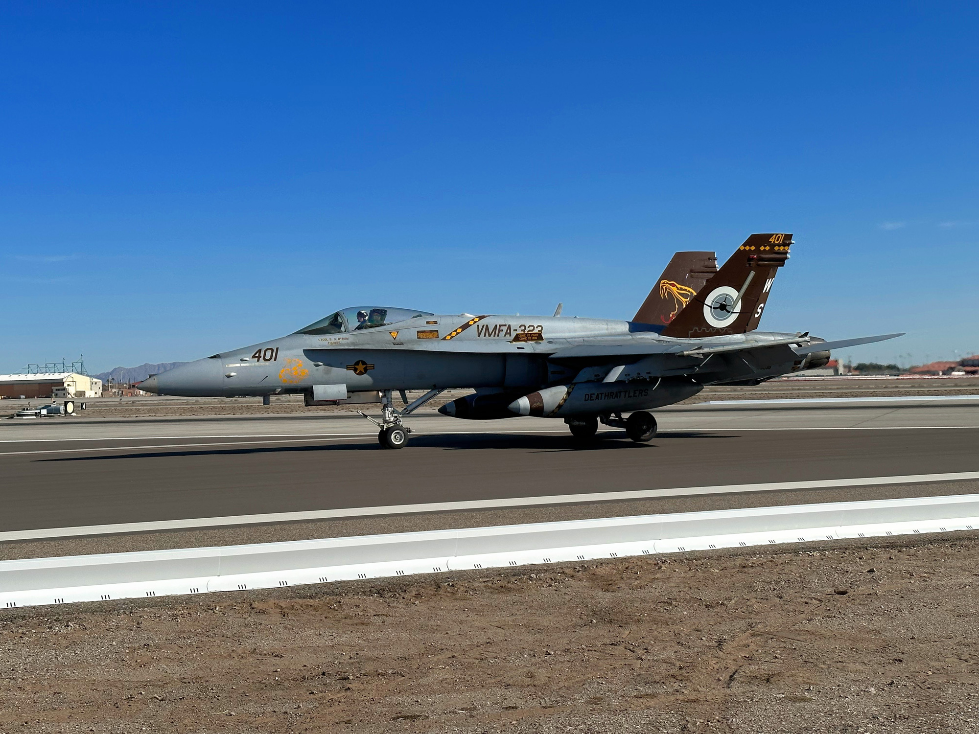 Yuma military installation FOD barrier