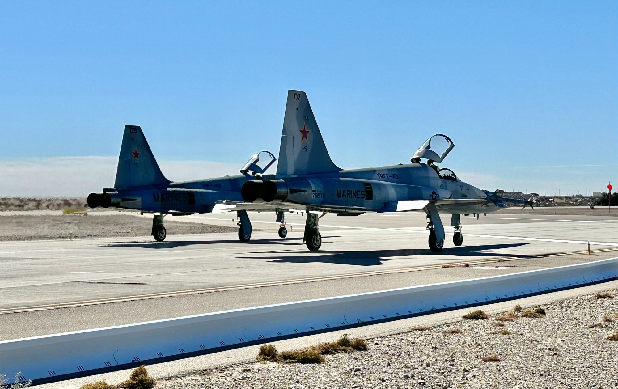 Yuma military installation FOD barrier