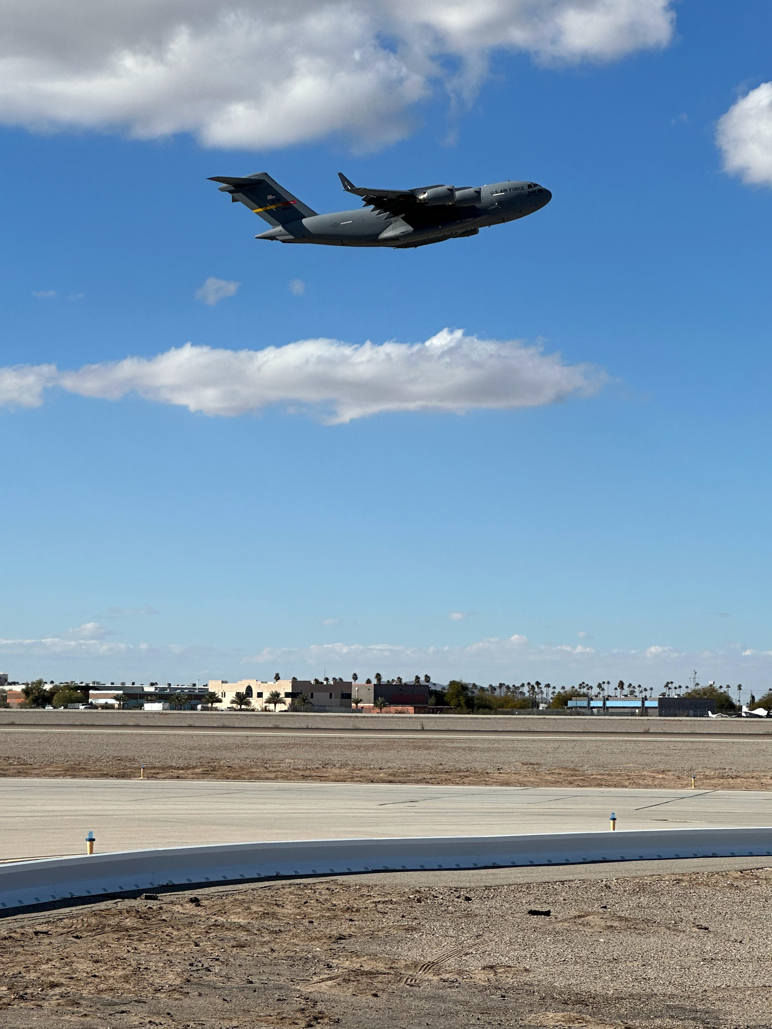 Yuma military installation FOD barrier